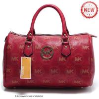 michael kors logo monogram groot rood boekentassen Spullen Kopen 1aiym426